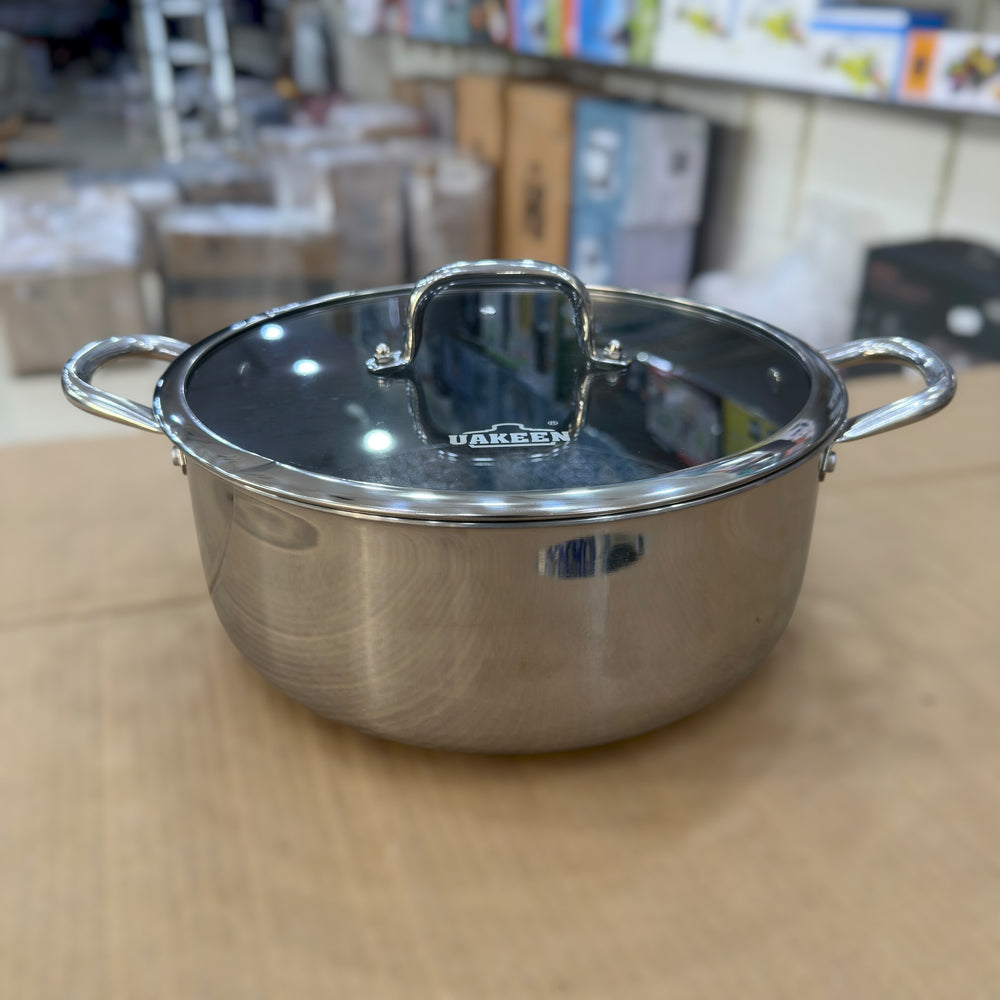 Uakeen 10pcs Triply Stainless Steel Cookware set VK-32