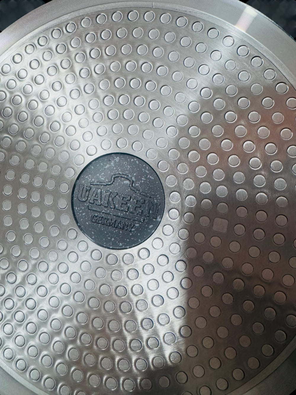 Uakeen Induction Die-Cast Granite Grill Pan 28cm VK-FP428