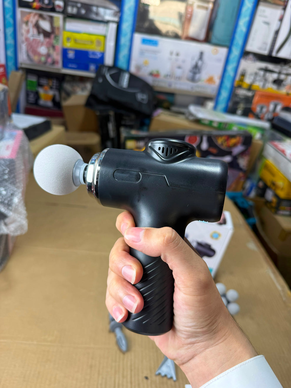 Blueidea 7-Headed Fascia Massage Gun – Professional Deep Tissue Muscle Massager