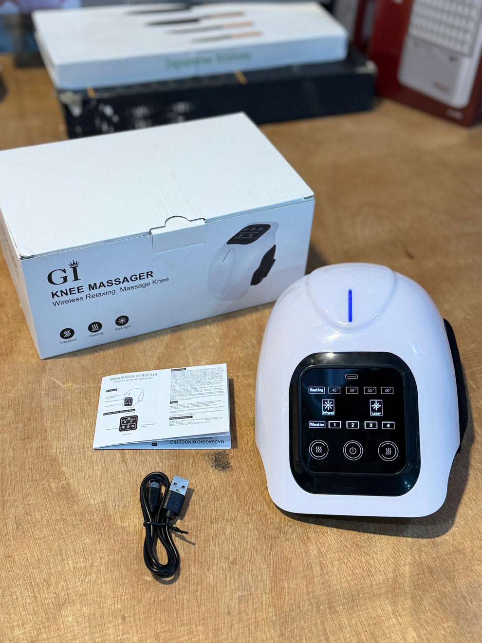 Rechargeable knee Massager