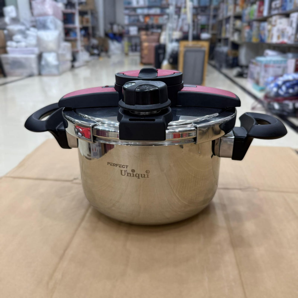 Uniqui 8pcs 5+7L Steel Pressure Cooker Set