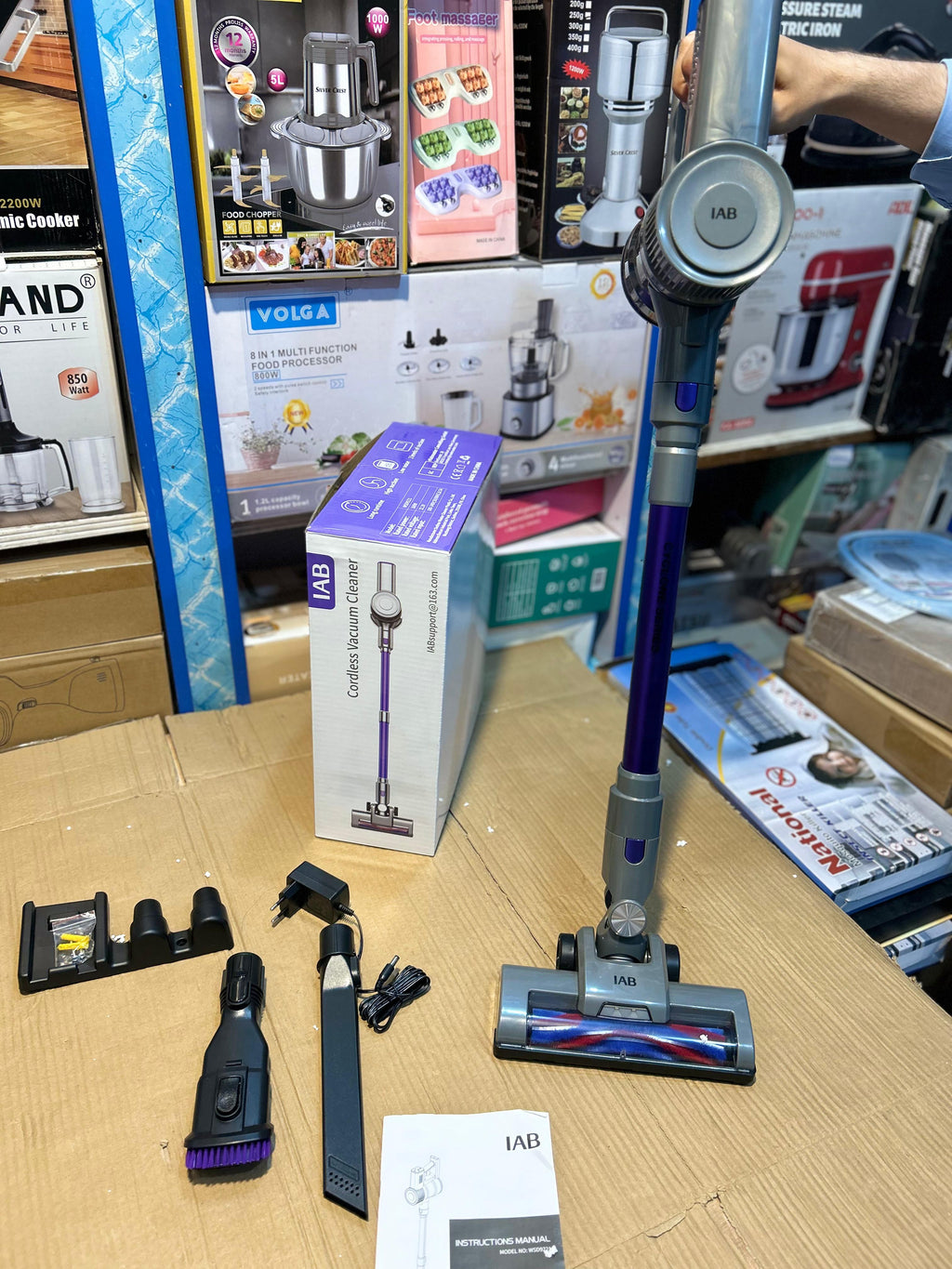 6 in 1 Cordless Vacuum Cleaner – Lightweight & Powerful Cleaning