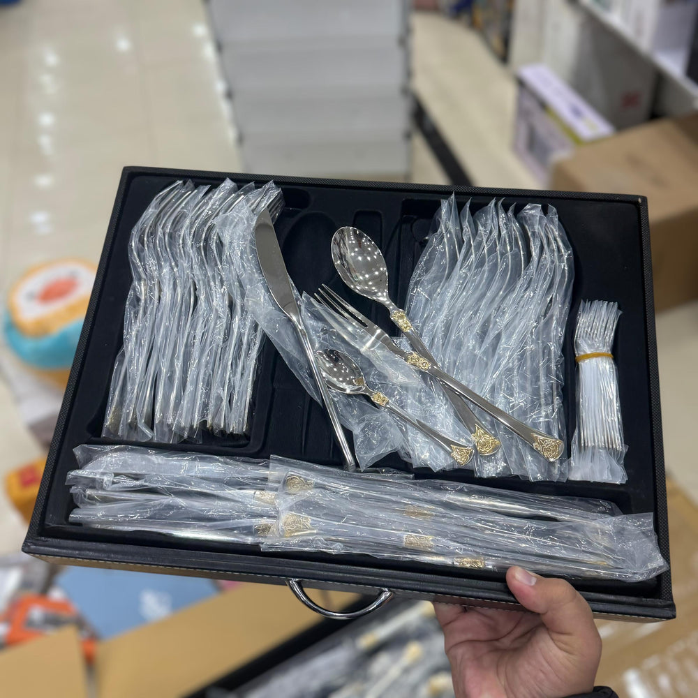 Milano 86pcs Steel Cutlery Set