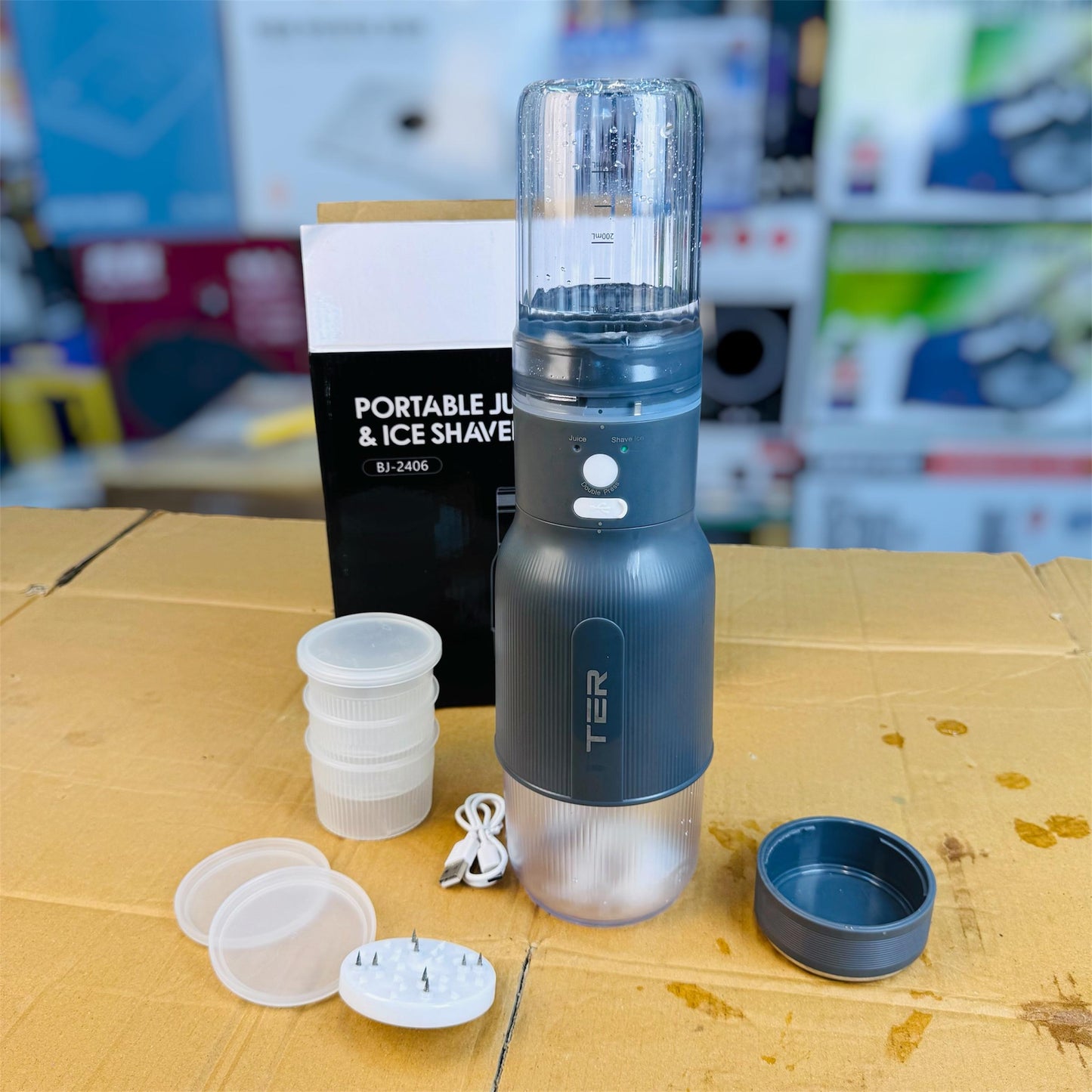 Rechargeable Blender & Ice Crusher – Portable Cordless Blender