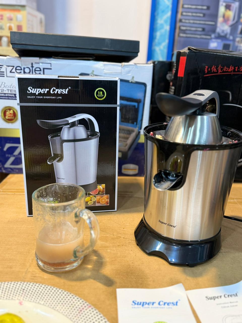 Super crest citrus juicer SCT-8061