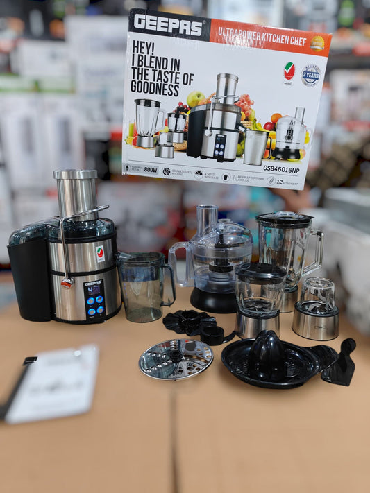 Geepas kitchen master food factory juicer blender GSB 46016 NP