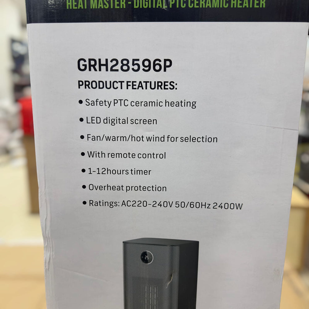 Geepas Heat Master Digital PTC Ceramic Heater 28596