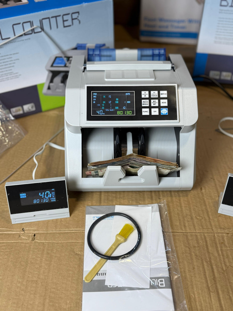 Mix value Bill counter mechine & Rechargeable