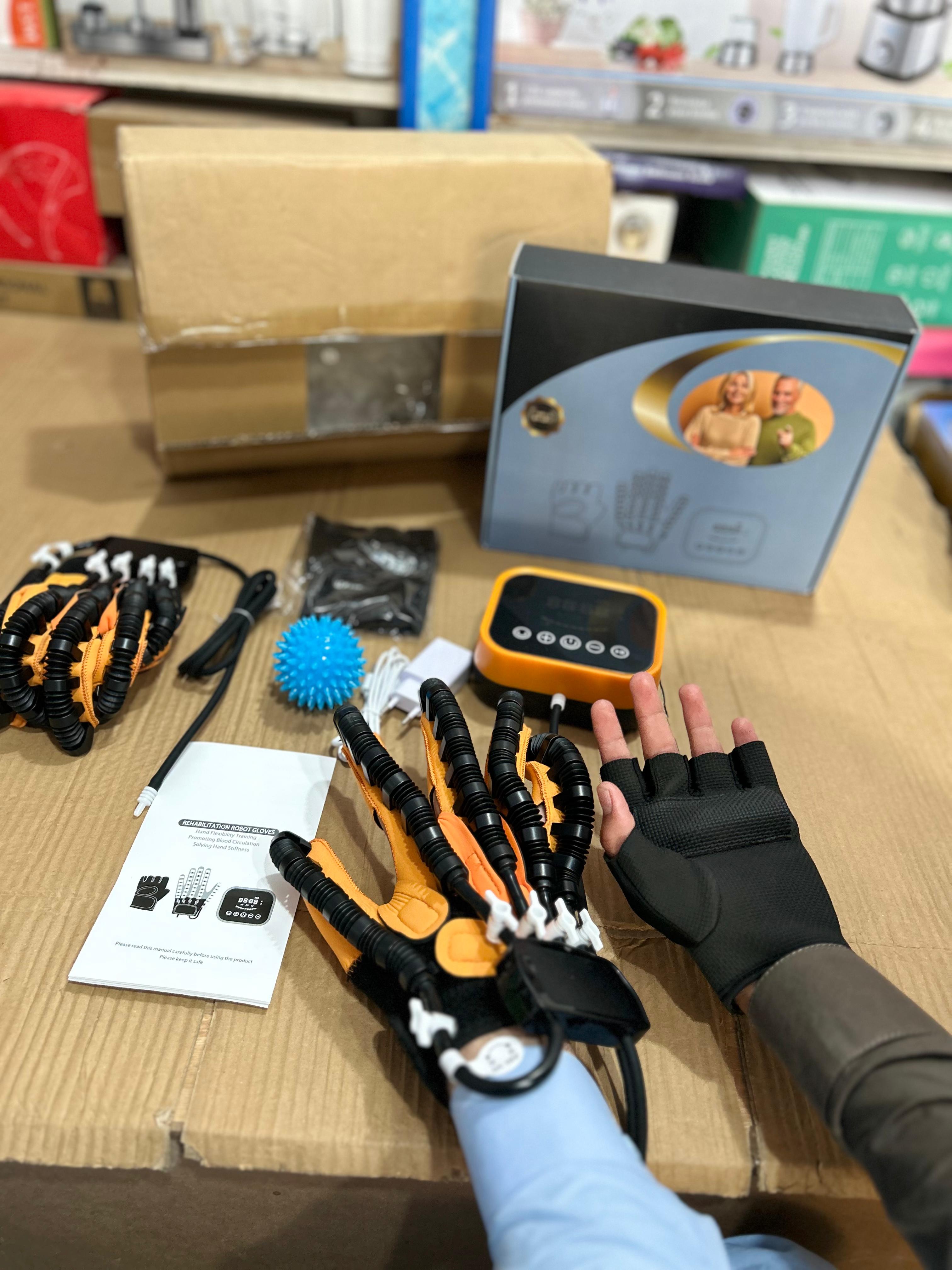 Rehabilitation Robot Gloves – Pair Therapy Gloves for Hand Recovery