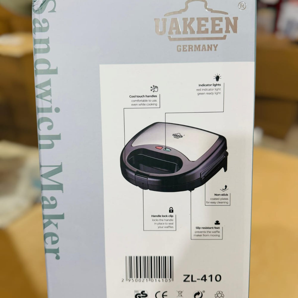 Uakeen 6-in-1 Sandwich Maker ZL-410