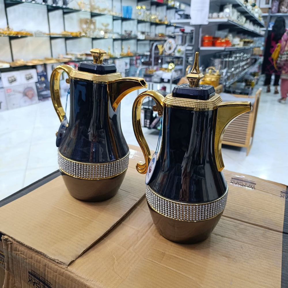 Lot Imported 2pcs Fancy Glass Vacuum Flask Set