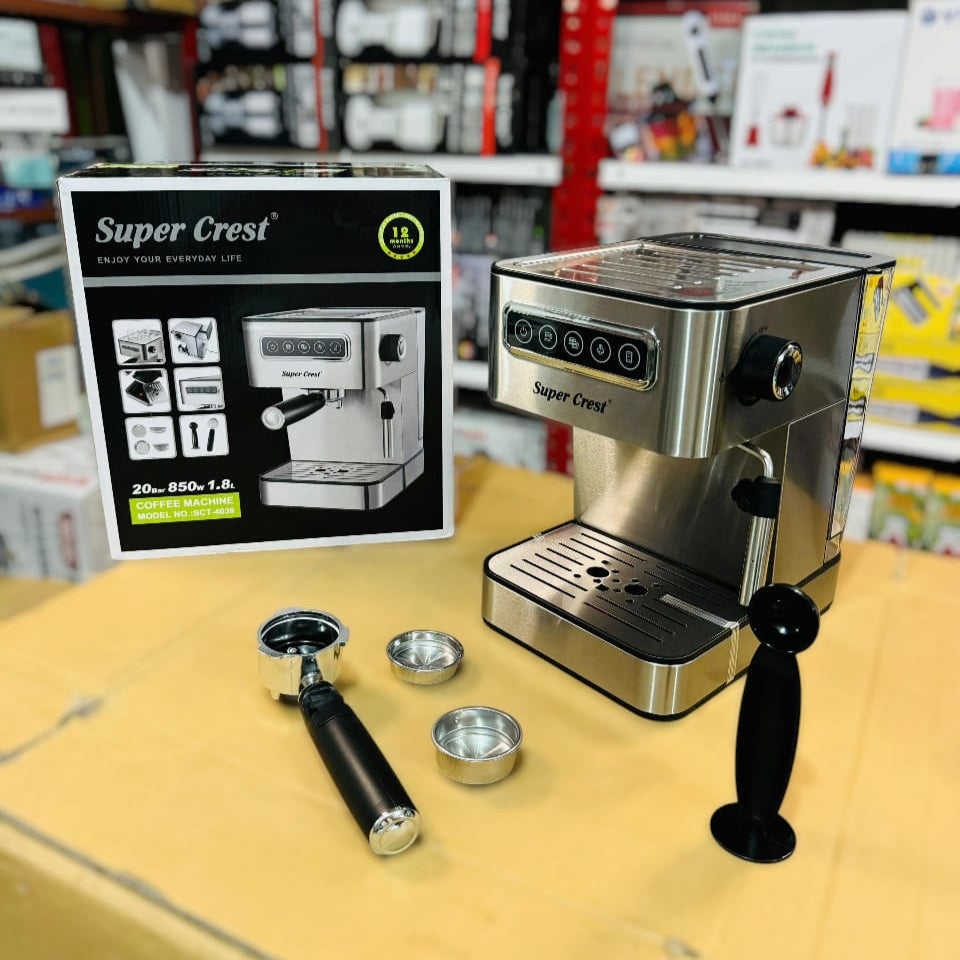 Super Crest Espresso Coffee Maker
