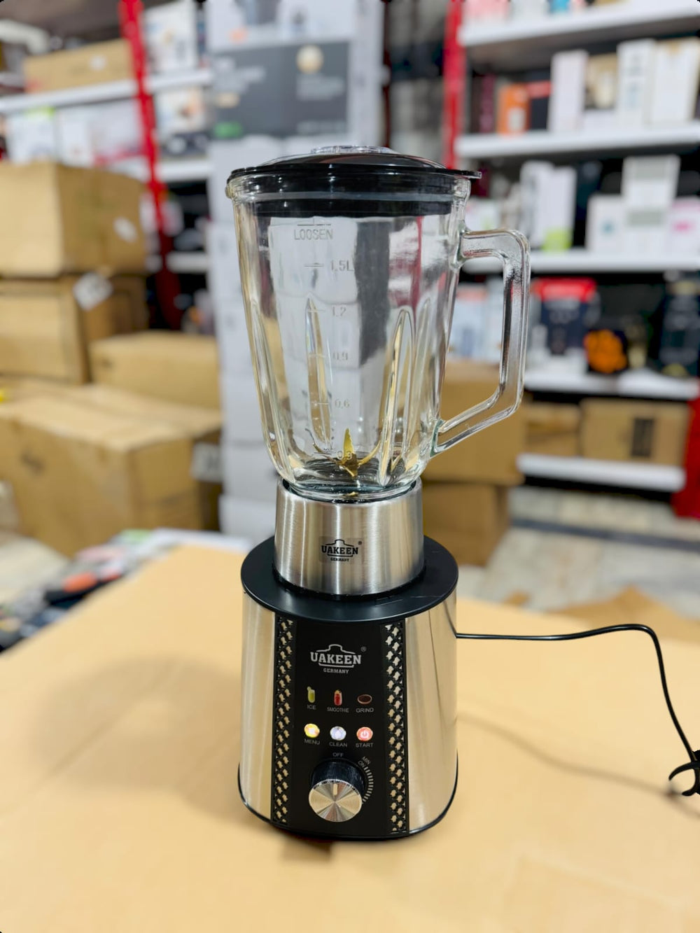 Uakeen Titanium Digital Blender & Grinder ZL-1308
