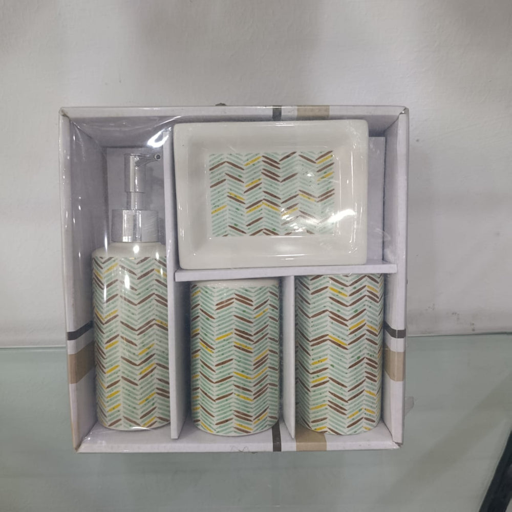 Ceramic 4pcs Bathroom Accessories Set