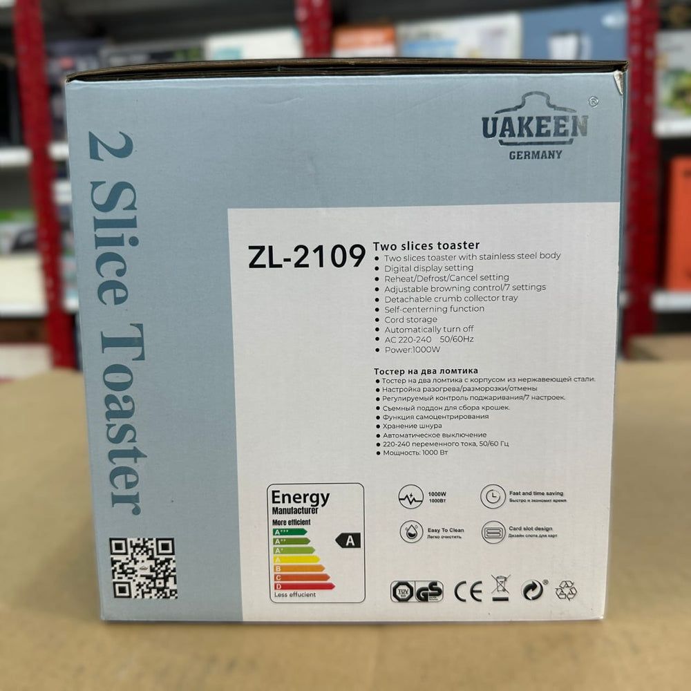 Uakeen Digital Display Electric Toaster ZL-2109