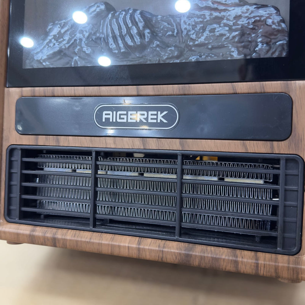 Aigerek 3D Fireplace Electric Heater