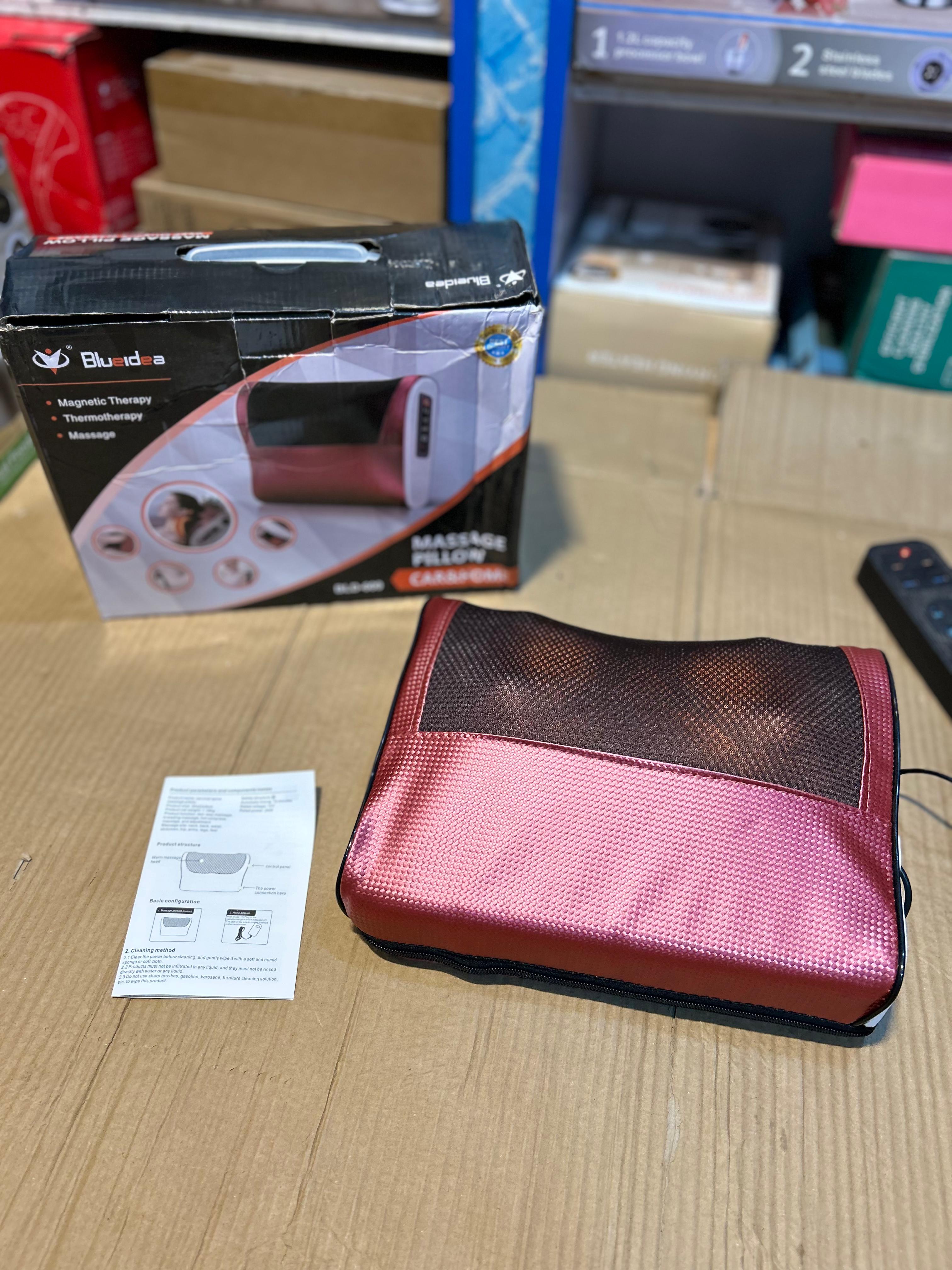 Pillow Massager – Portable Neck & Back Massage Cushion