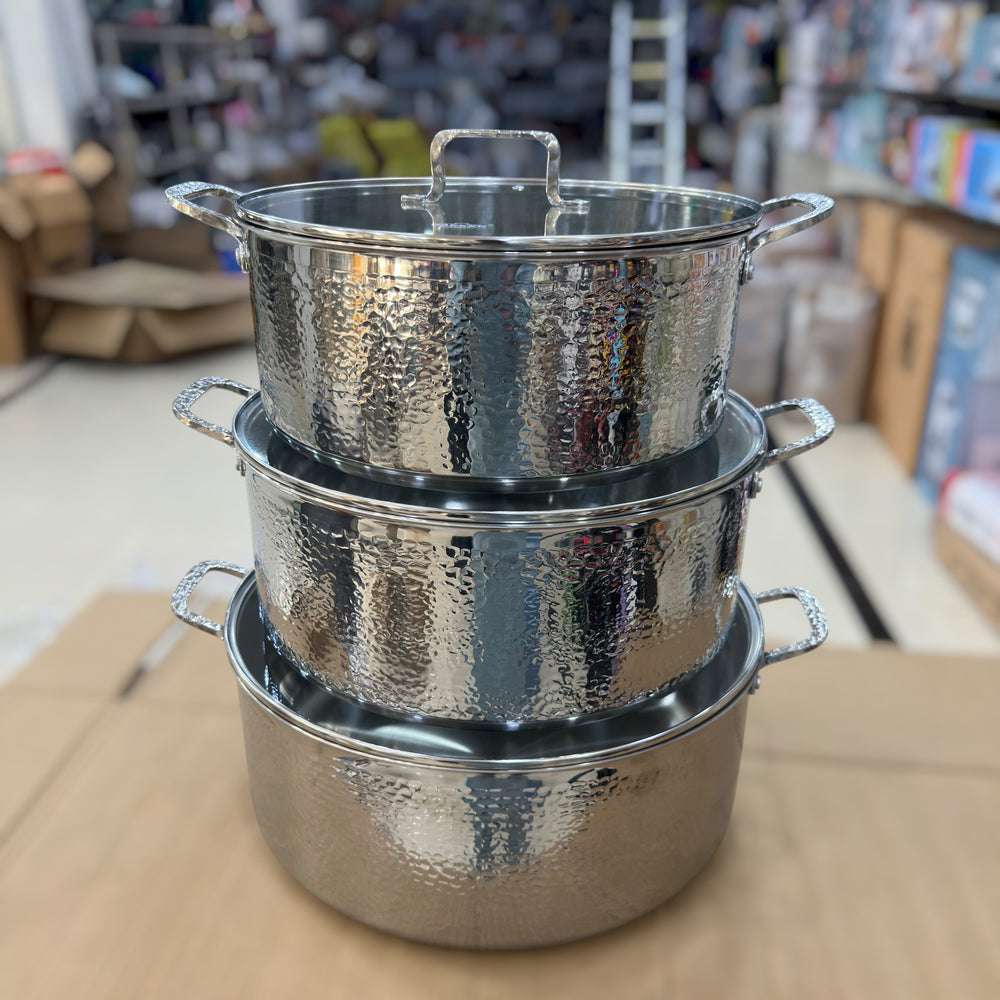 Uakeen 6pcs Triply Stainless Steel Cookware set VK-70