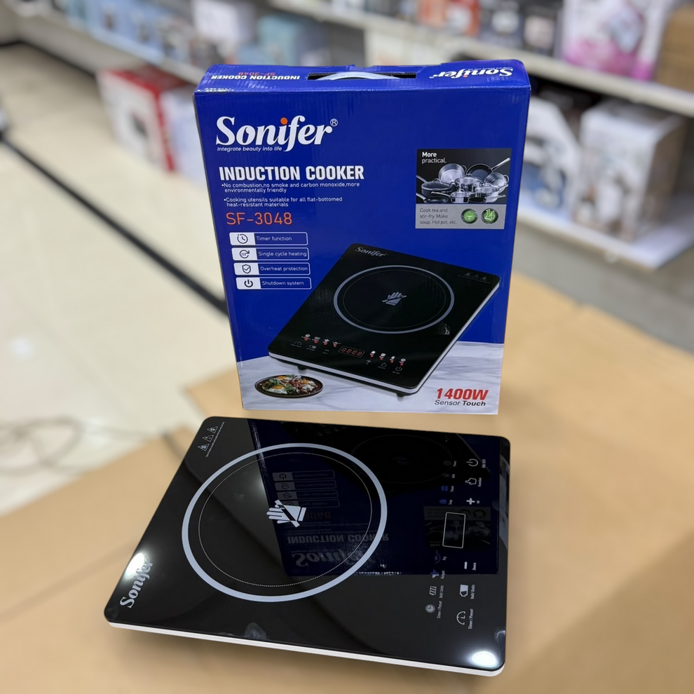 Sonifer Induction Cooker SF-3048 - 1400W Sensor Touch, Timer Function