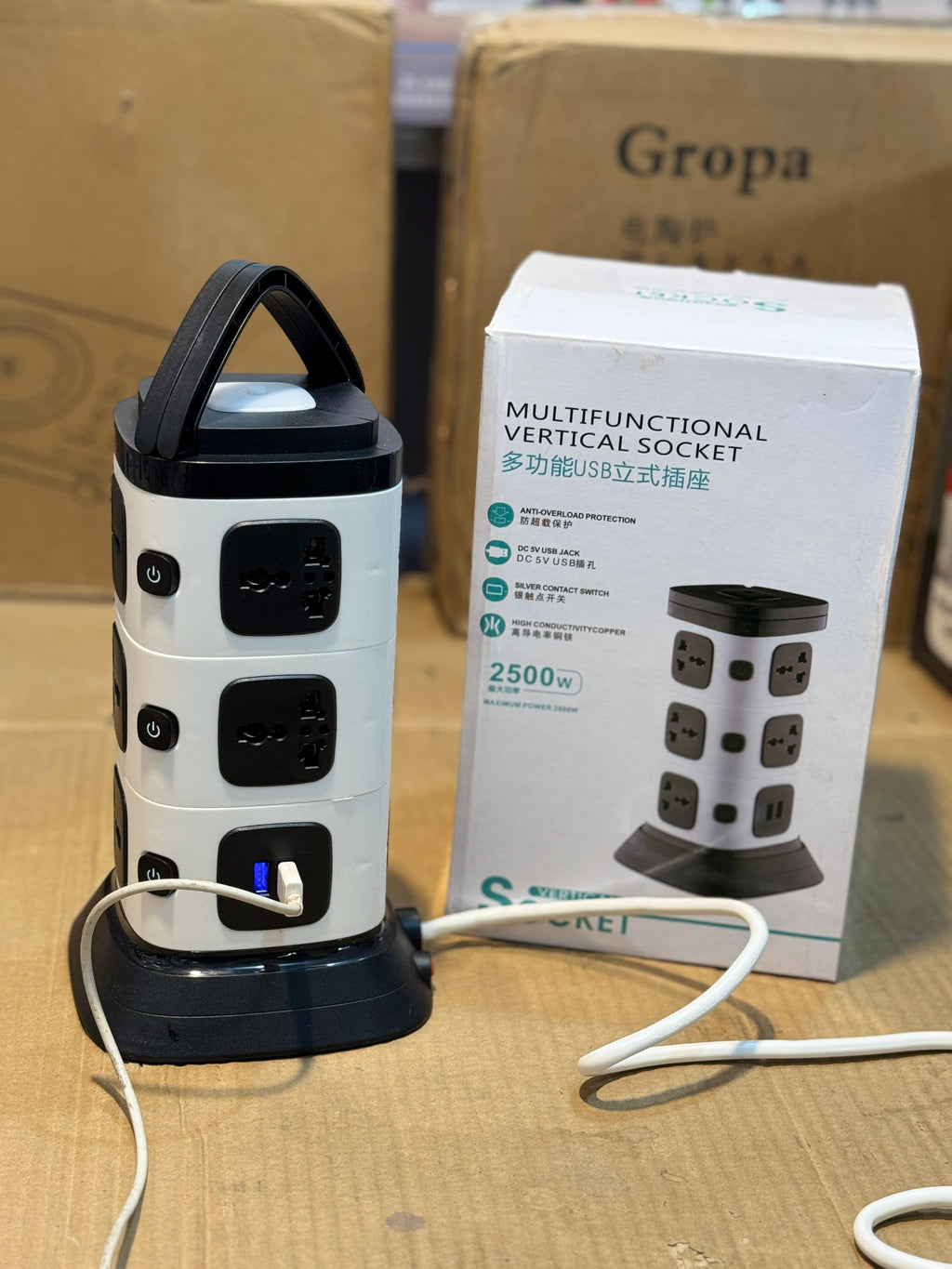 Multiple Functions Power Socket 2500W | Safe & Durable Extension Board