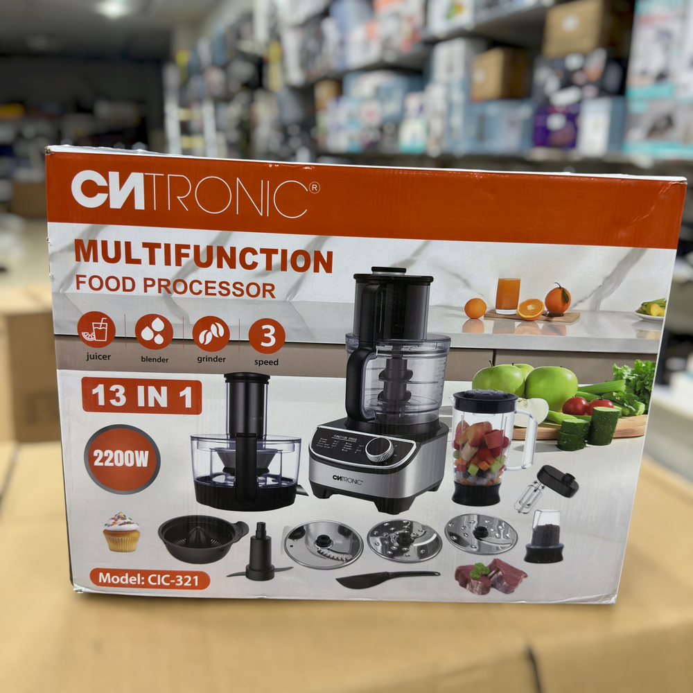 CIC-321 Ciatronic Multifunction Food Processor | Complete Kitchen Prep Solution