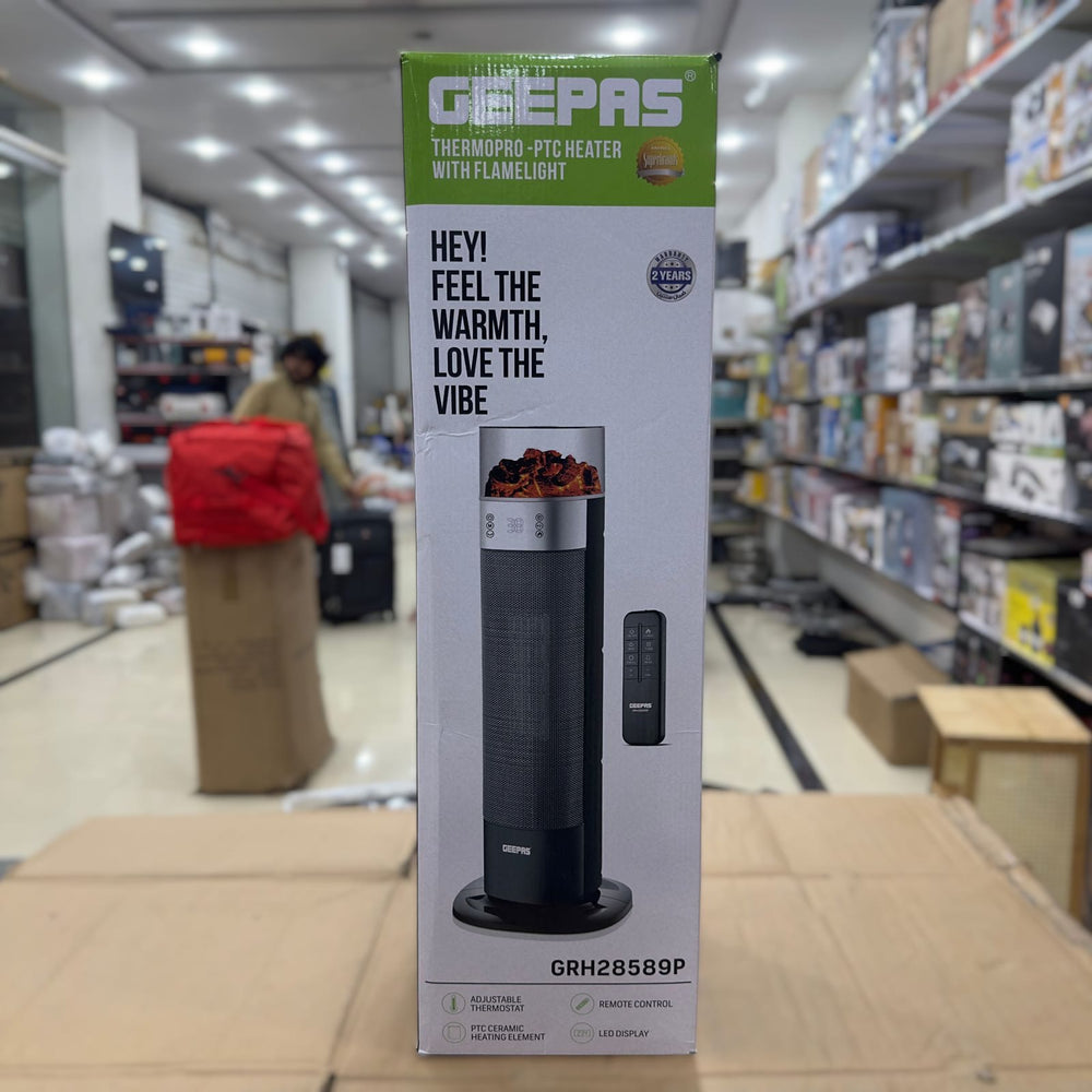 Geepas 3D Scenery Tower Ceramic Heater Grh28589P