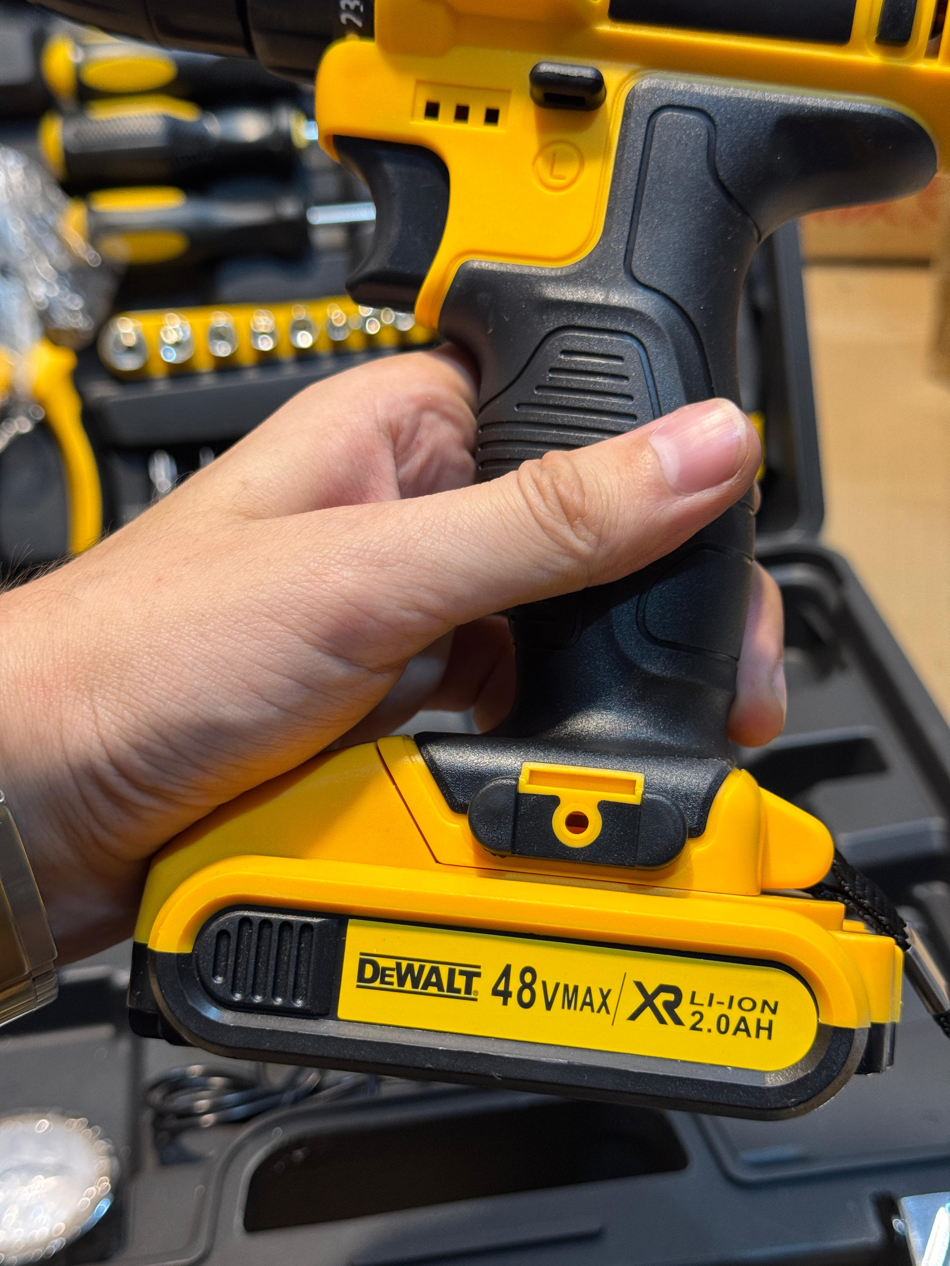 DeWALT Drill Set 48V MAX / XR Li-ion 2.0Ah – Cordless Power Tool
