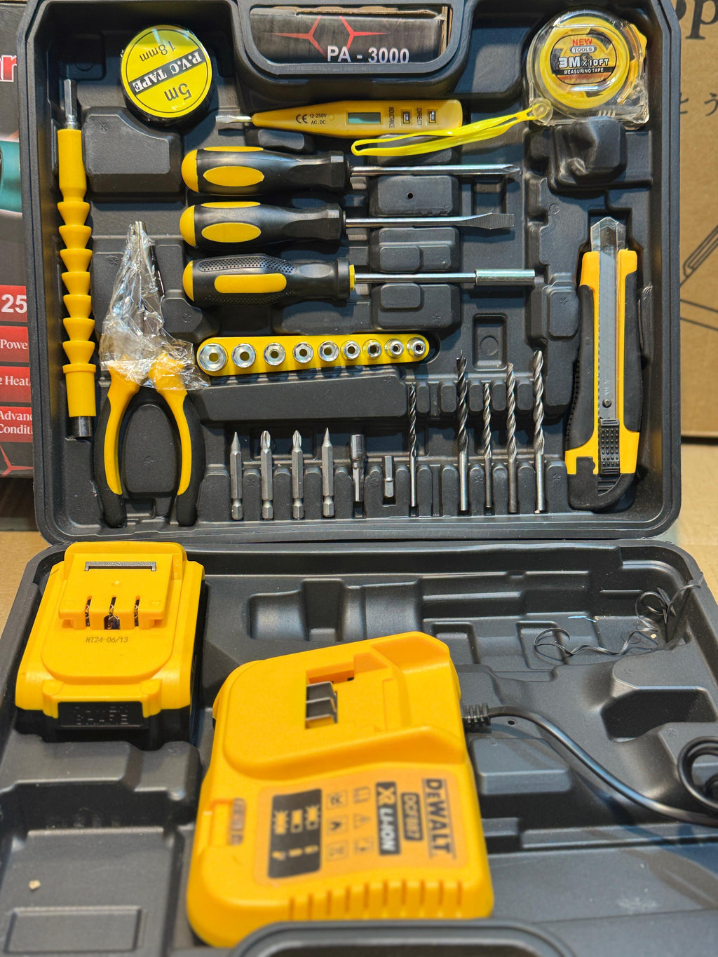 DEWALT Drill Set 48V | Cordless Power Drill with Full Accessories