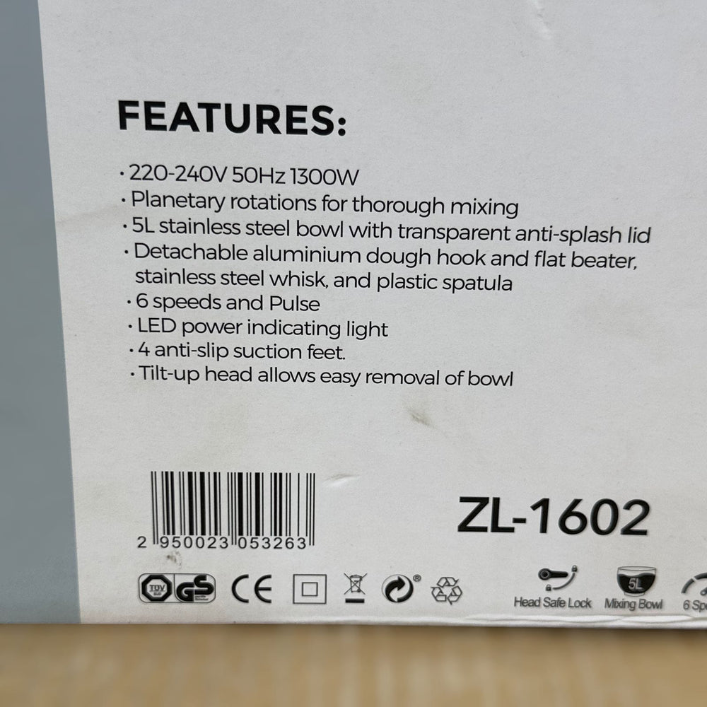 Uakeen 5L Stand Mixer ZL-1602