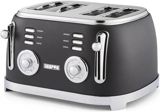 Geepas Retrovive 4 Slice Toaster 36564