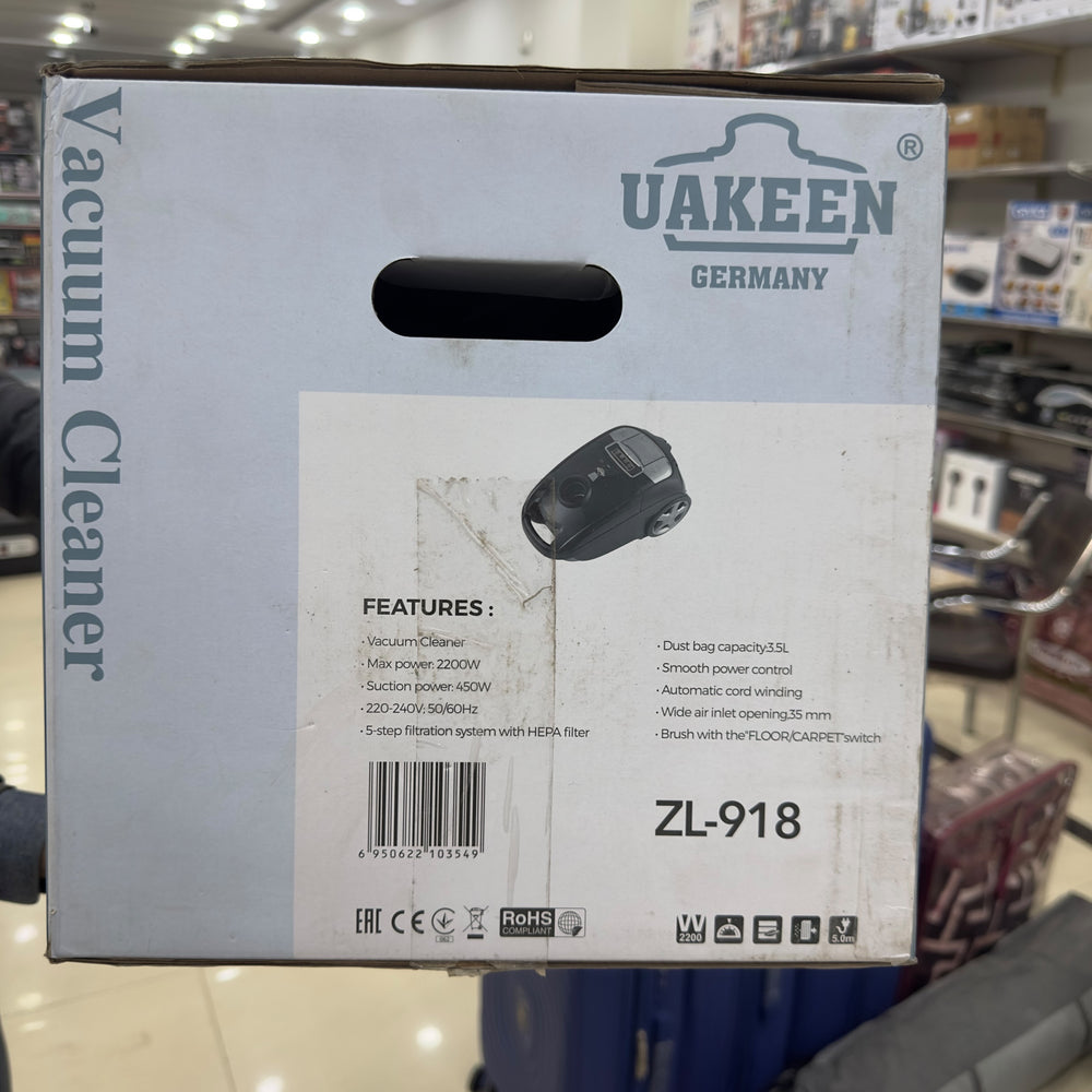 Uakeen Hepa Filter Vacuum Cleaner ZL-918