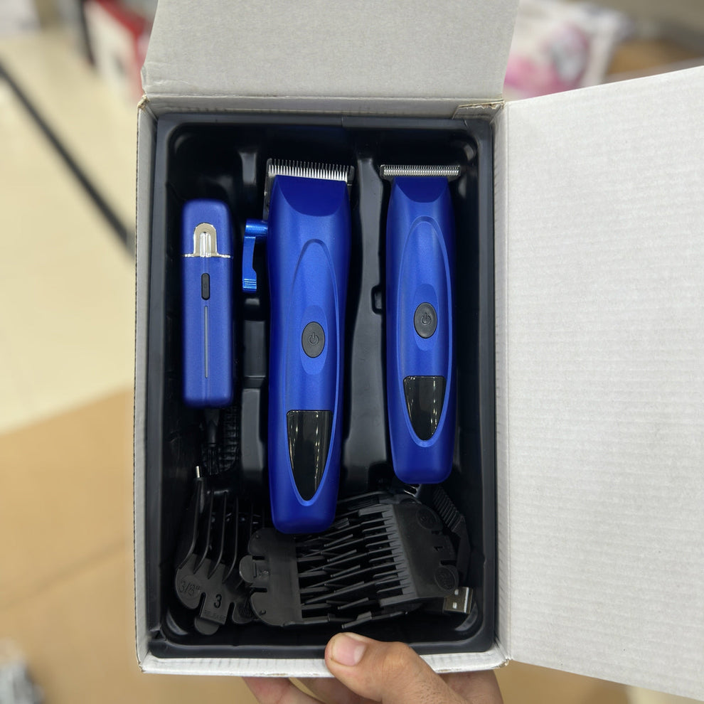 Professional Grooming Series 3-Piece Trimmer Set - Clipper &amp; Trimmer Kit