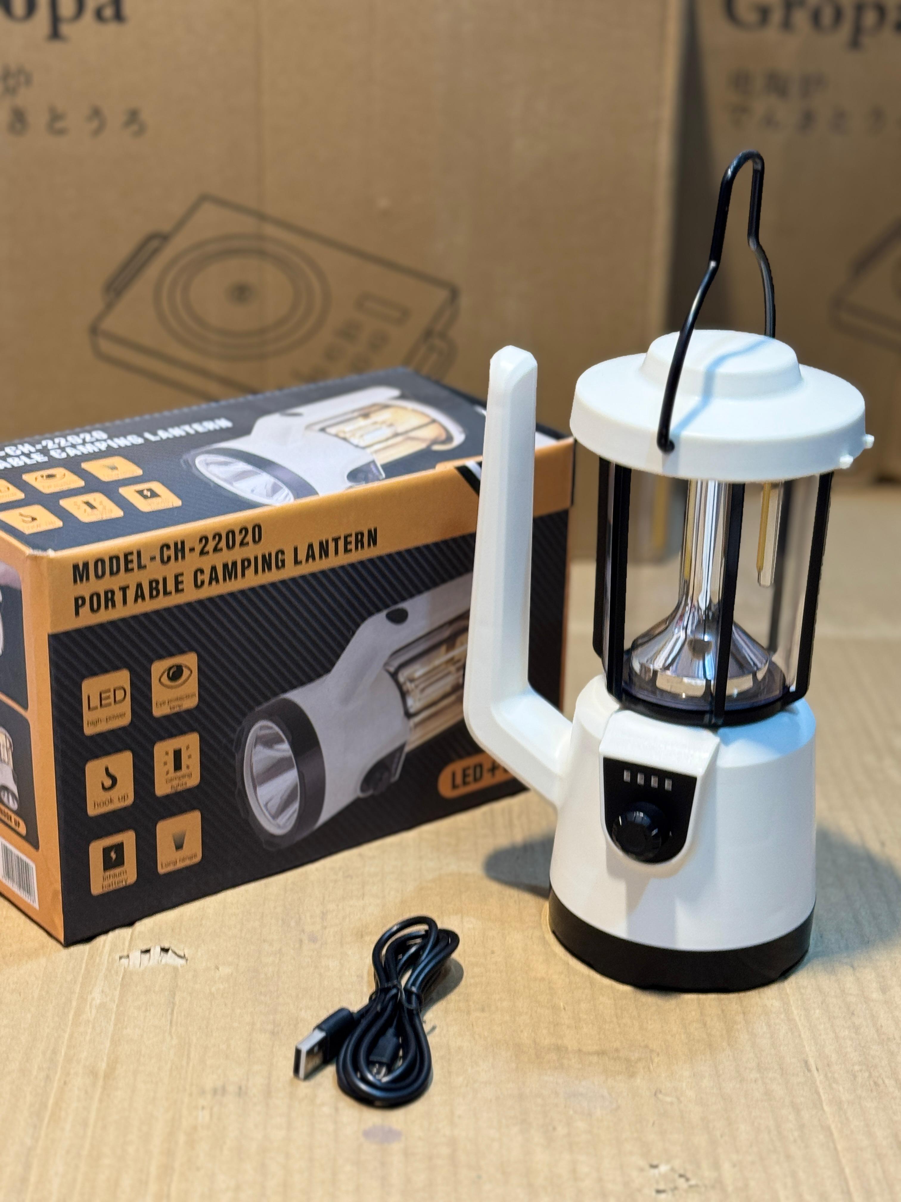 Portable Camping Light | Rechargeable LED Outdoor Lamp