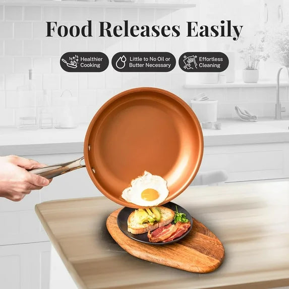 USA Lot 8 Pcs Gotham Pro Hard Anodized Cookware Set