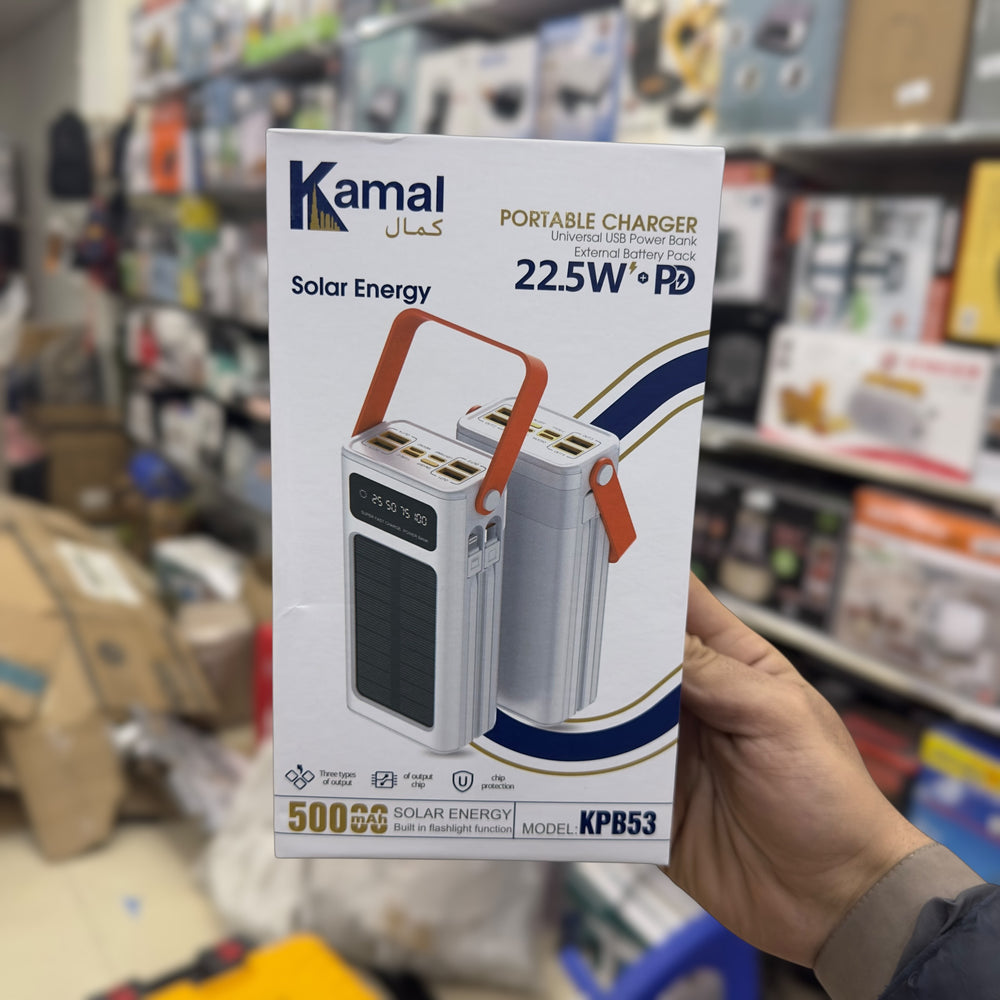 Kamal 50000mAh Solar Power Bank KPB53