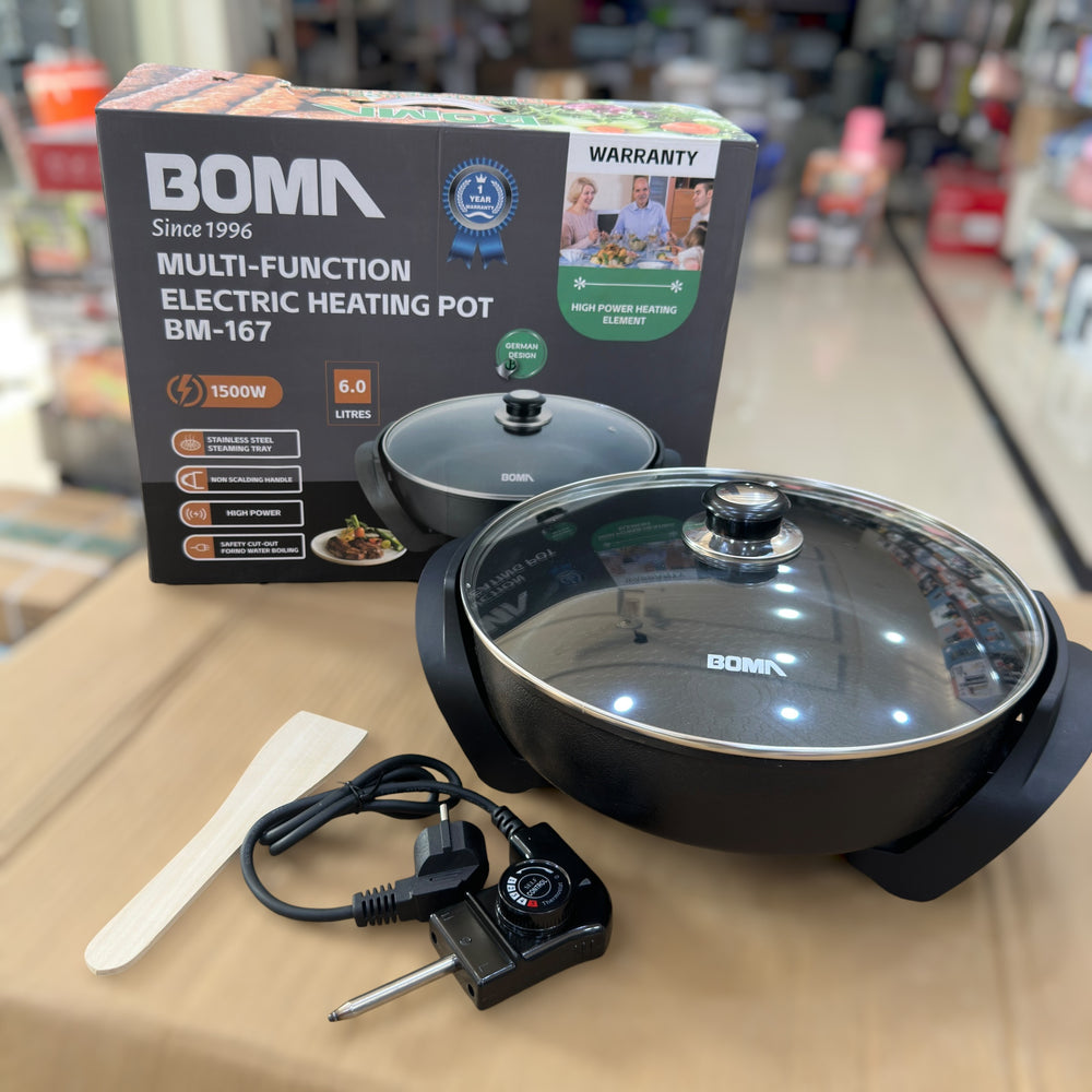Boma 6L Electric Hot Pot BM-167 – Multi-Function Cooking Pot for Family Use