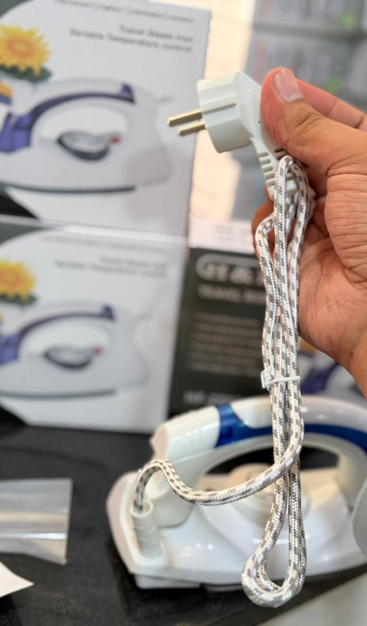 Foldable Travel Steam Iron - Compact Portable Design