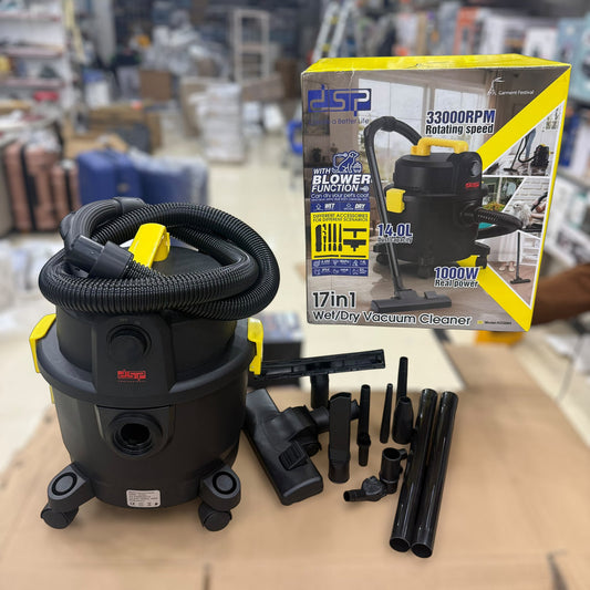DSP France 17 in 1 Wet & Dry Vacuum Cleaner & Blower