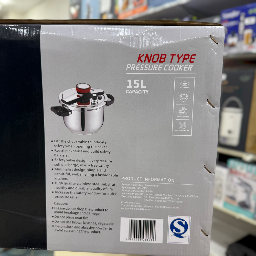 Big Size 15 Litres Automatic Pressure Cooker