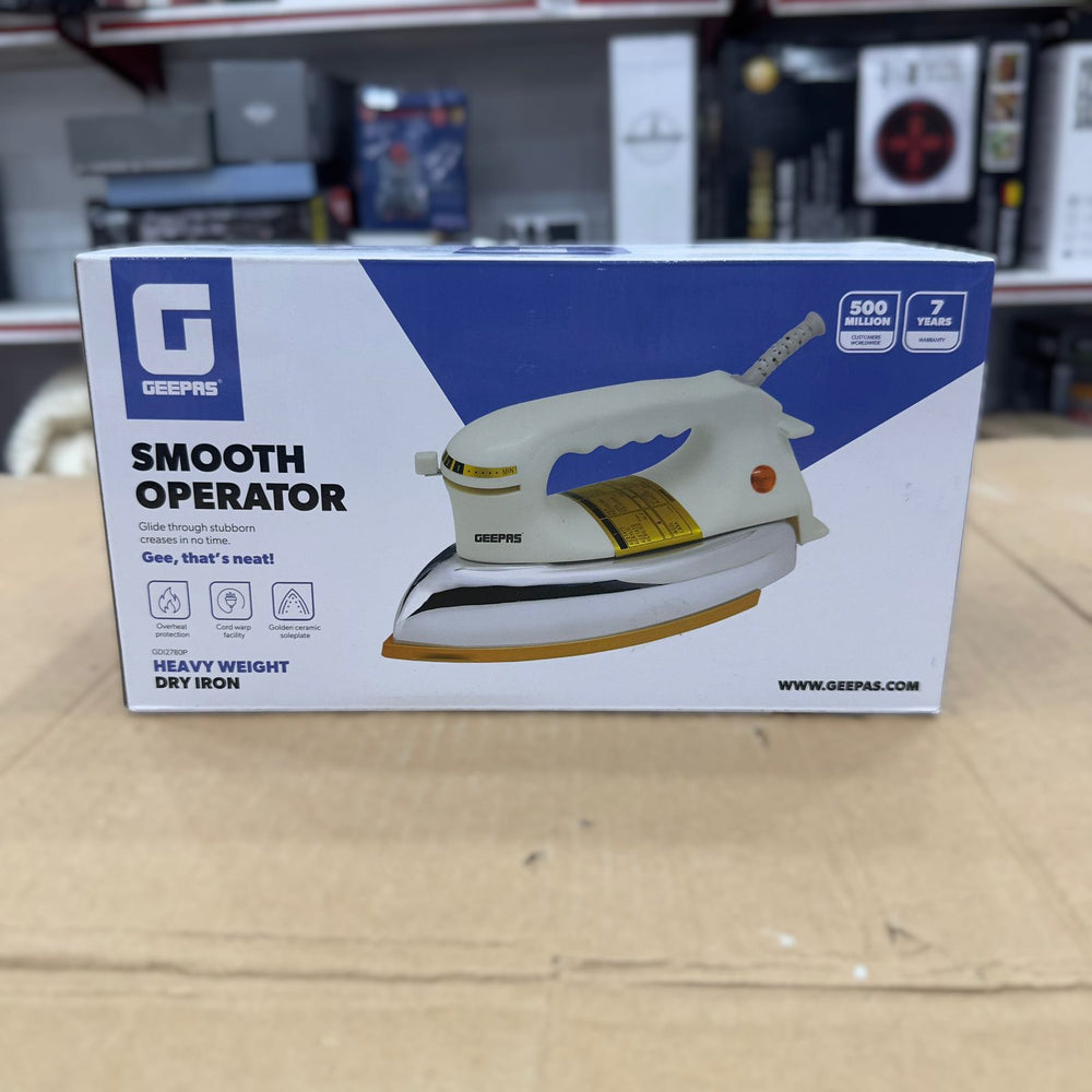 Geepas Heavy Weight Dry Iron 2780P