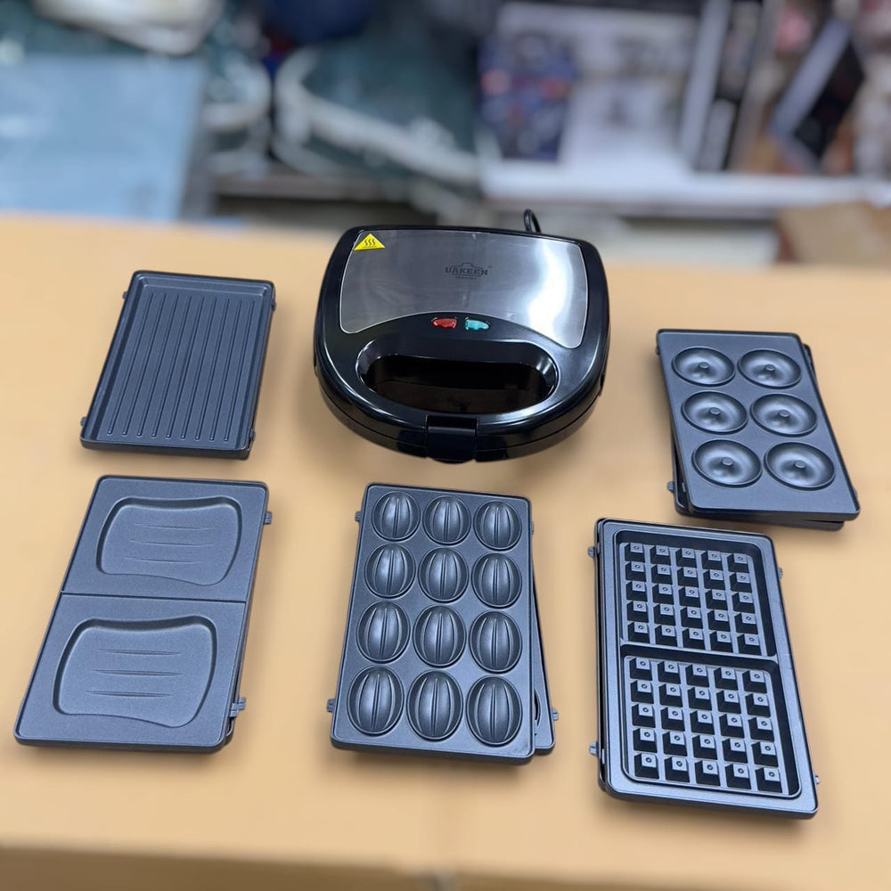 Uakeen 6-in-1 Sandwich Maker ZL-410