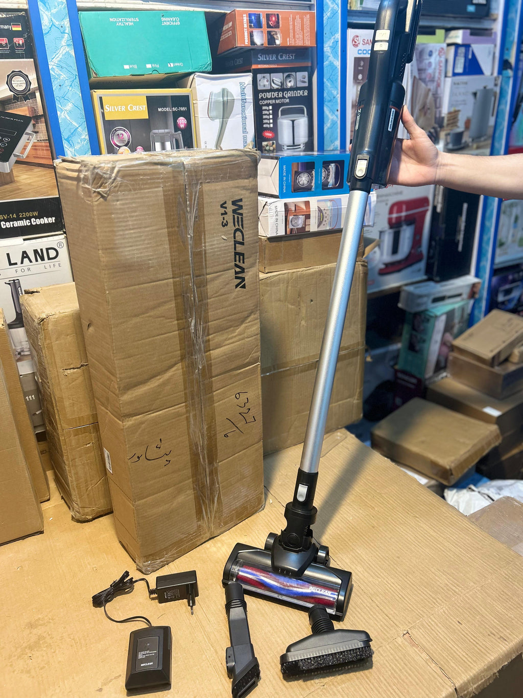 Weclean V1-3 Rechargeable Vacuum Cleaner – Powerful & Portable Cleaning