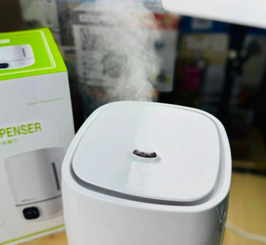 SimpleTaste 4L Ultrasonic Cool Humidifier Aroma Essential Oil Diffuser with LCD Display, 3 Mist Level Control, Timer Setting, and 7 Colors LED Light Whisper-Quiet, 171730CM