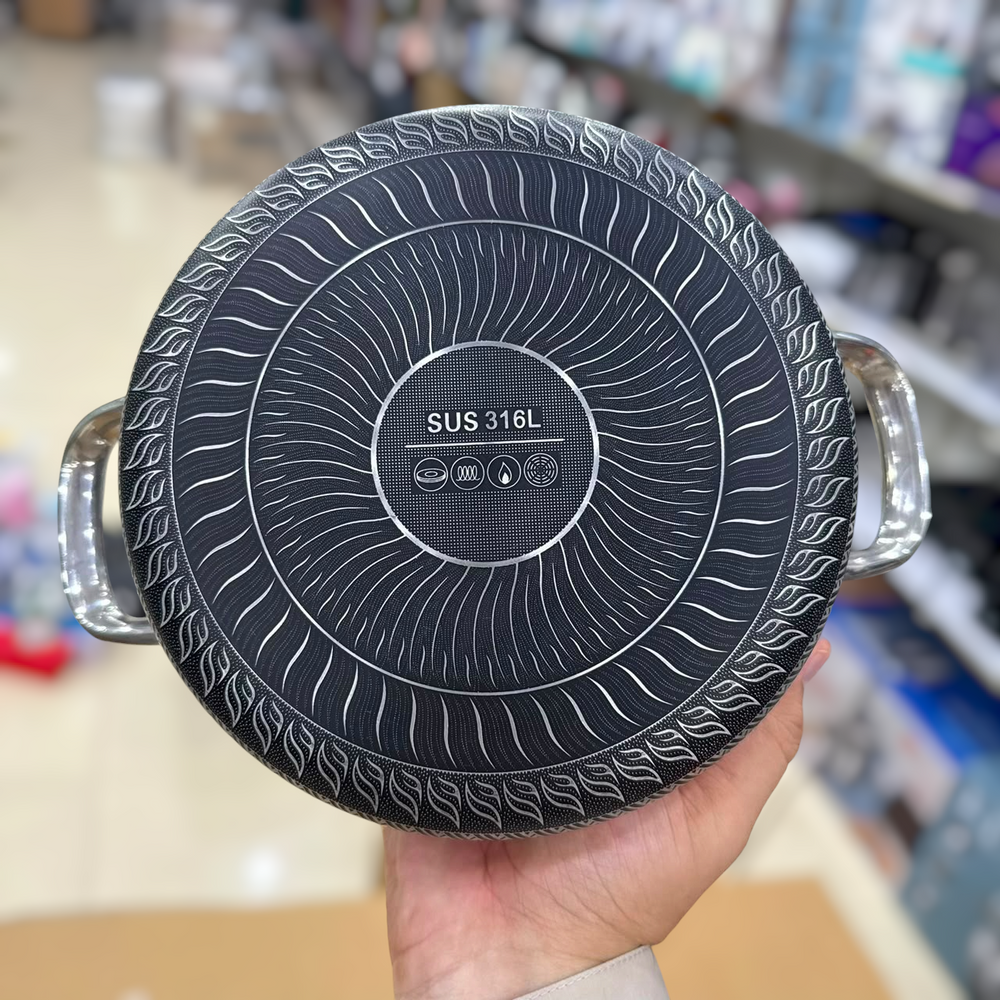 Imported Loose Laser Coated Casserole with Lid