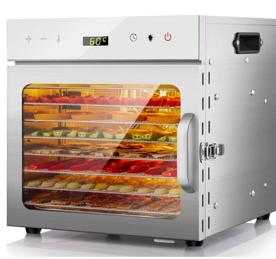 Premium stainless steel food dehydrator _10 Trays