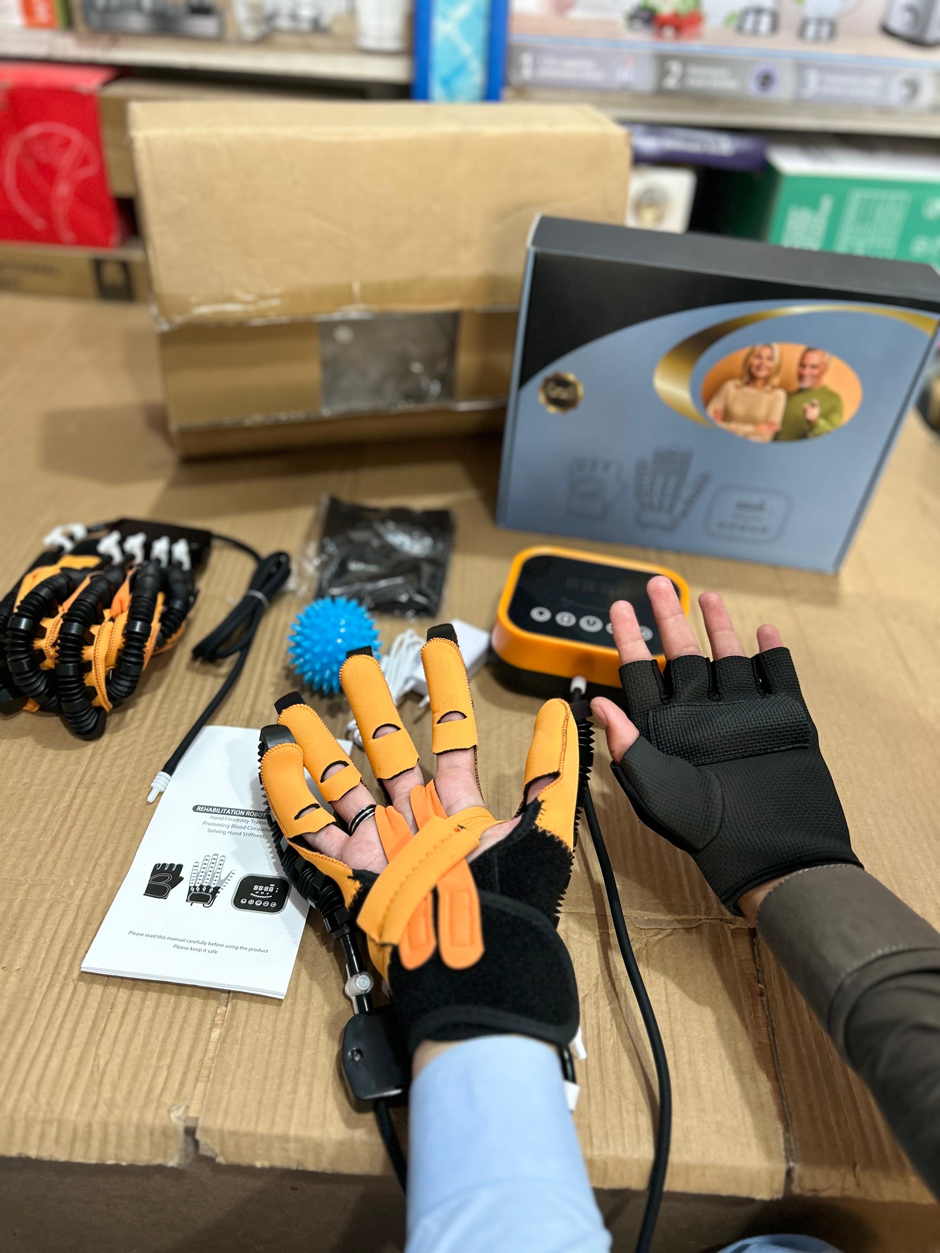 Rehabilitation Robot Gloves – Pair Therapy Gloves for Hand Recovery