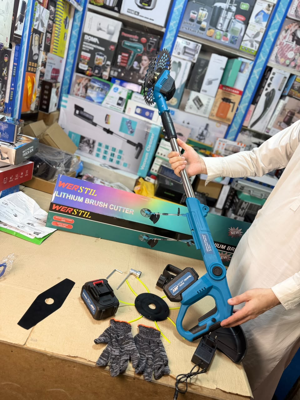 WERSTIL Lithium Brush Cutter Price in Pakistan | Cordless Grass & Weed Trimmer