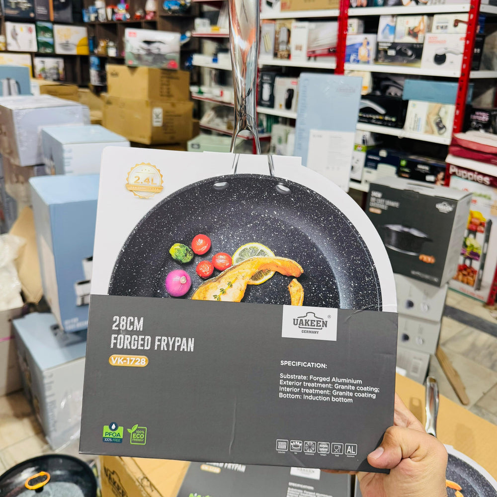 Uakeen Forged Aluminum Frypan with SS Handle