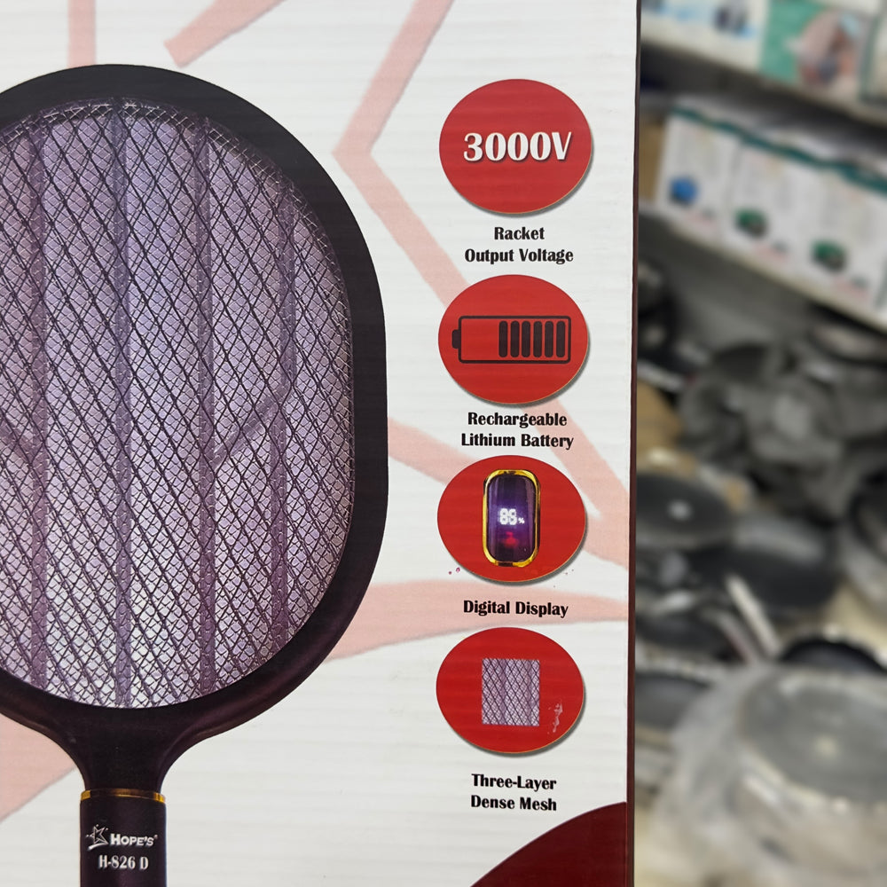 HOPES Digital Electric Mosquito Swatter H-826