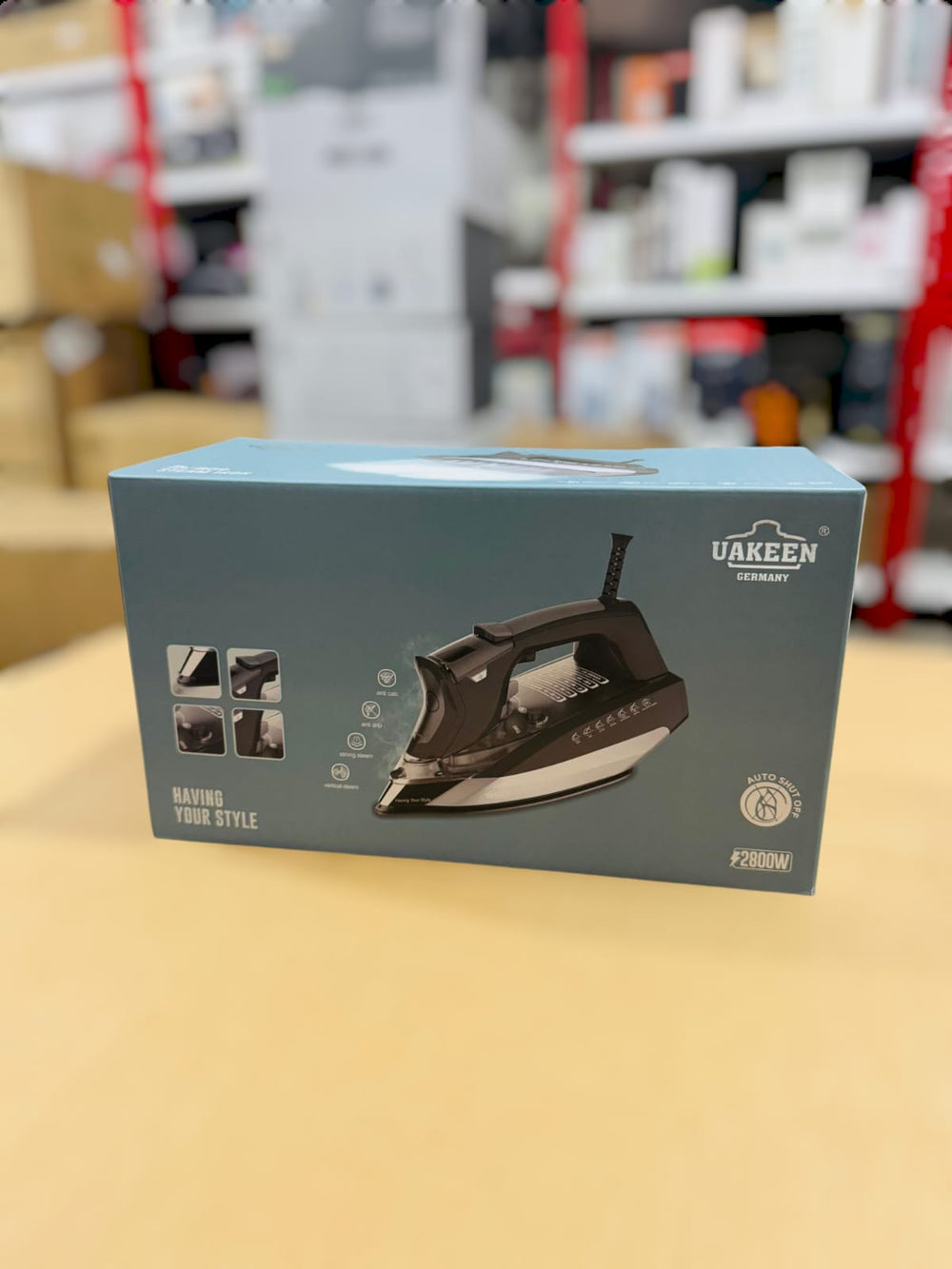 Uakeen Digital Steam Iron ZL-809